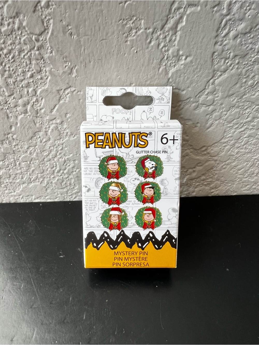 Loungefly Peanuts Snoopy & Gang Holiday Wreath Mystery Box Pin - SEALED